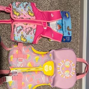 Speedo Kids' Pink and Blue Life Jackets